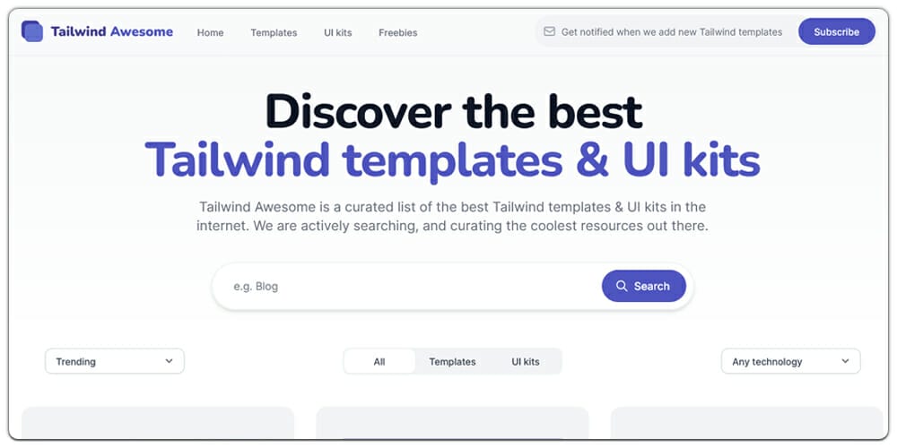 Tailwind Awesome