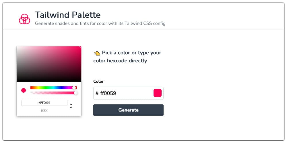 Tailwind Palette