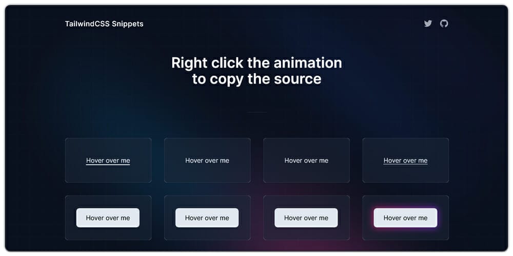 TailwindCSS Snippets