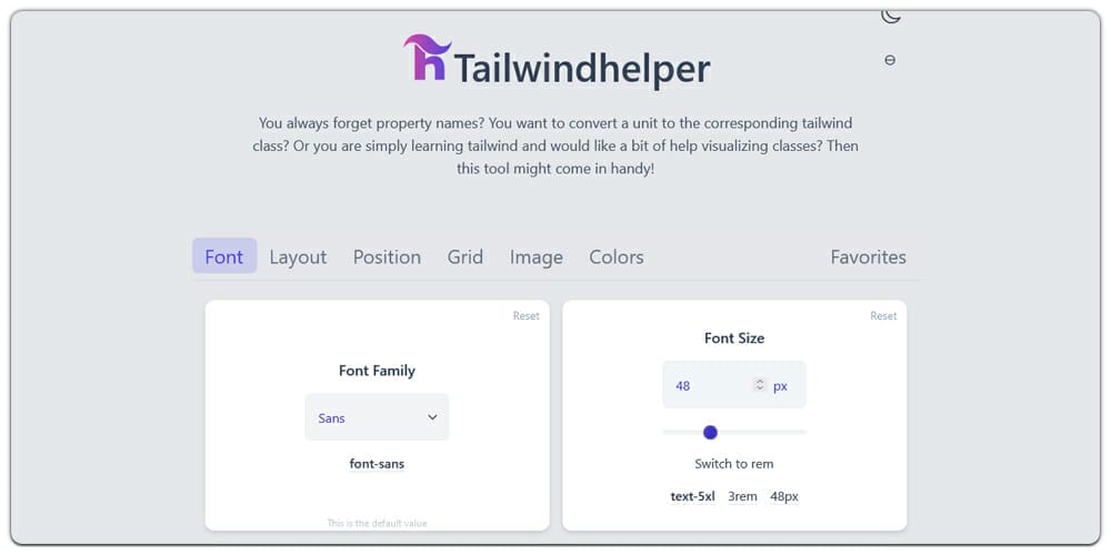 Tailwindhelper
