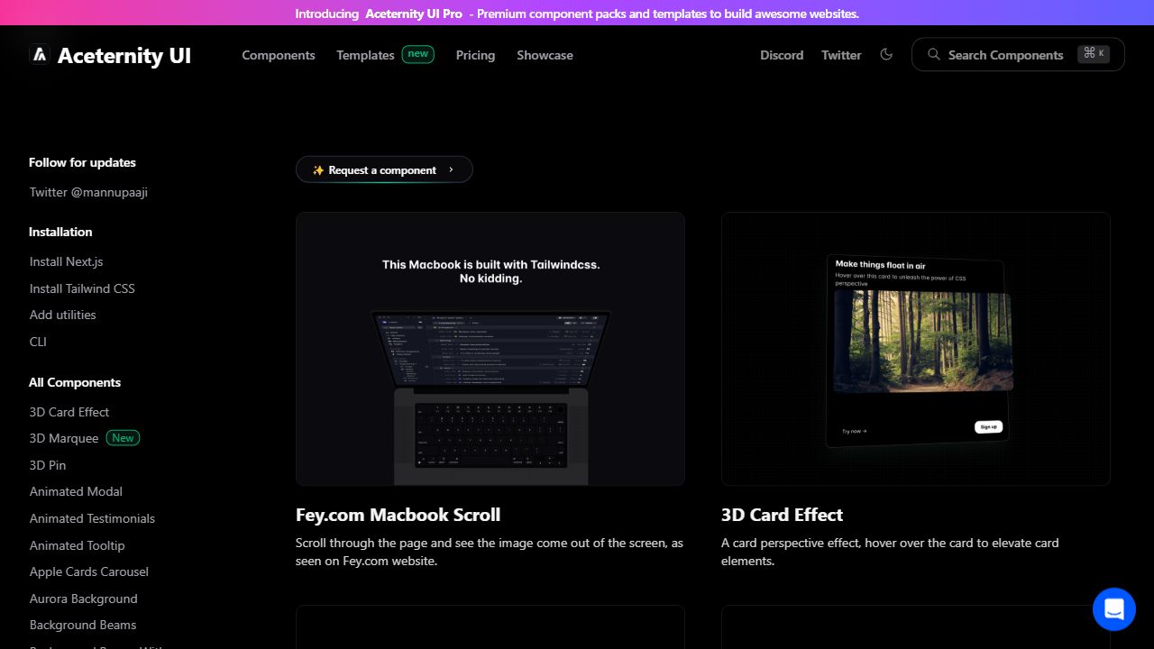 Aceternity UI