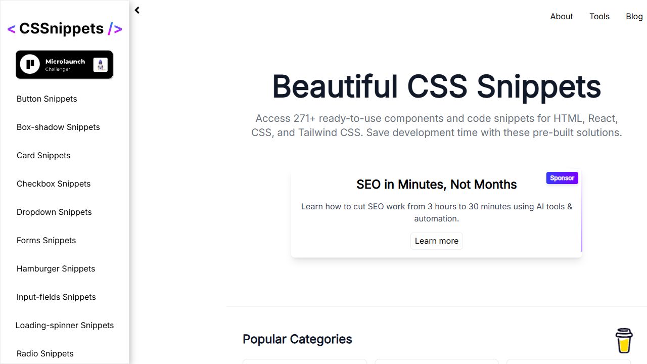 CSS Snippets (by Shefali)