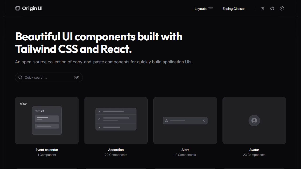 Origin UI